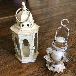 BOTH vintage decorative lanterns